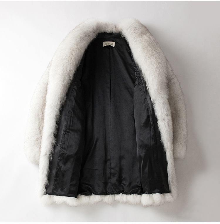 Men's Fox Fur Coat 240-2