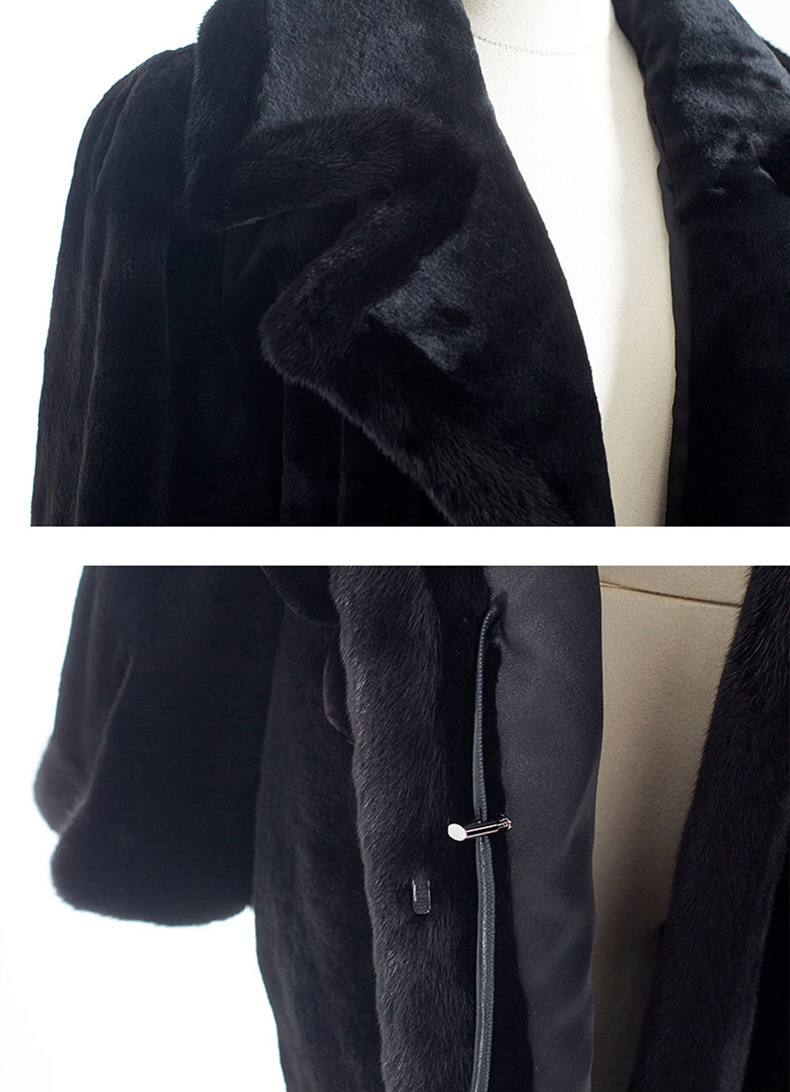 Mink Fur Long Coat 0280-2