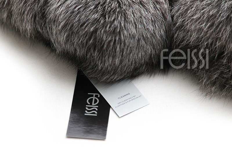 Silver Fox Fur Coat 254 Details 25