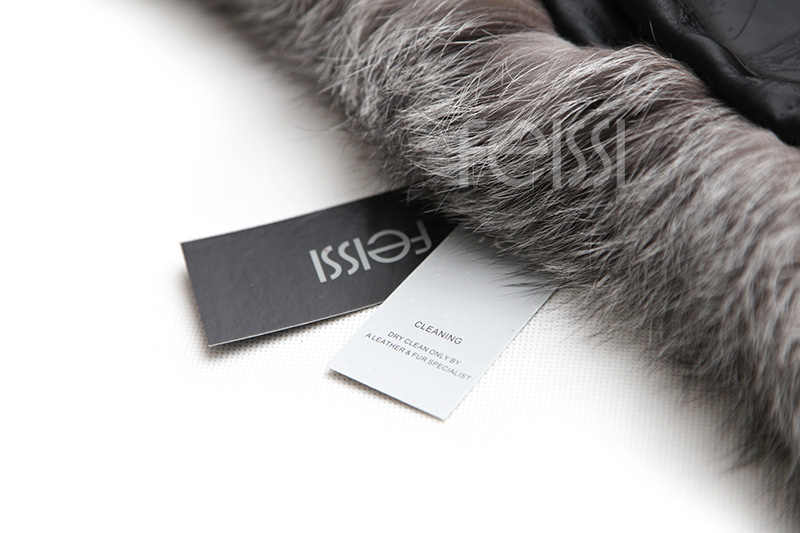 Silver Fox Fur Coat 254 Details 26