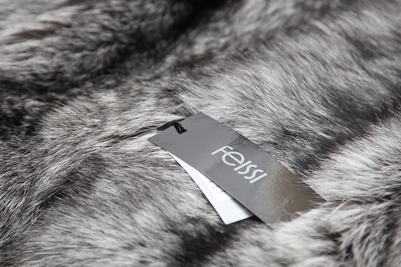 Cropped Silver Fox Fur Jacket 273 Details 8