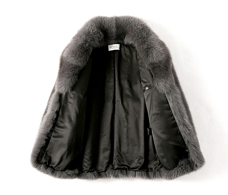 Men's Fox Fur Coat 379-2