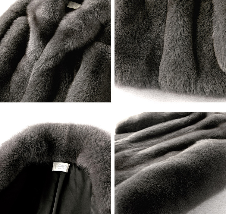 Men's Fox Fur Coat 379-4