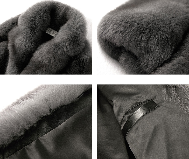 Men's Fox Fur Coat 379-5