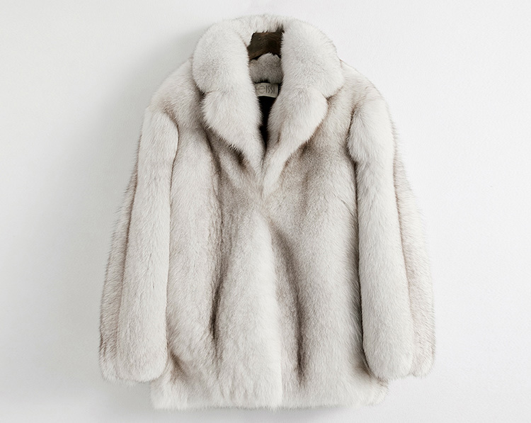 Men's Fox Fur Coat 380-1