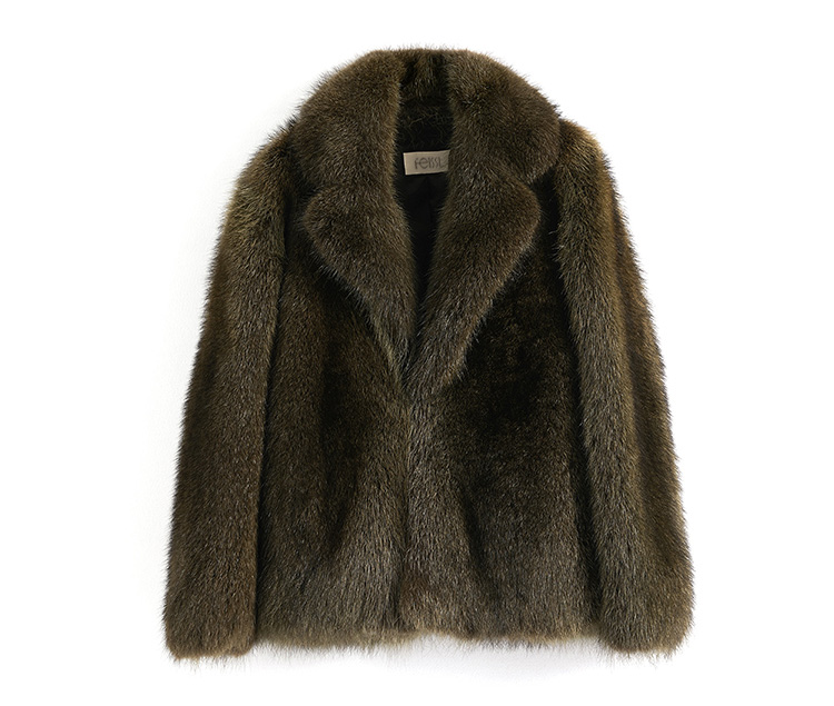 Men's Raccoon Fur Coat 383-1
