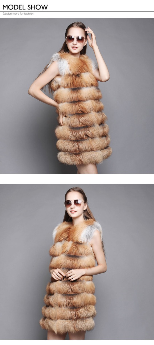 Women's Fox Fur Vest  631_03