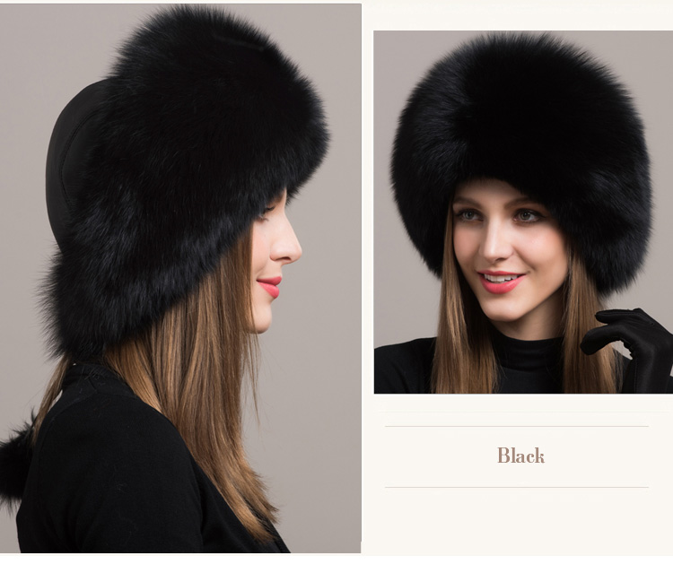 Fox Fur Hat 861 Details 2