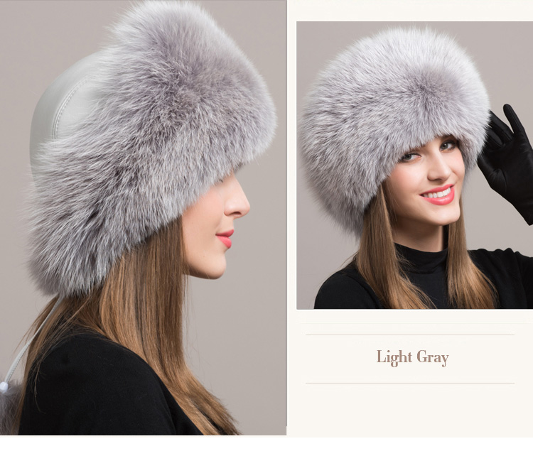 Fox Fur Hat 861 Details 3