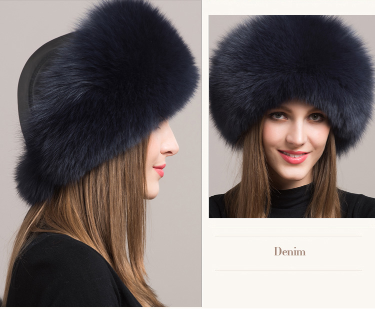 Fox Fur Hat 861 Details 5