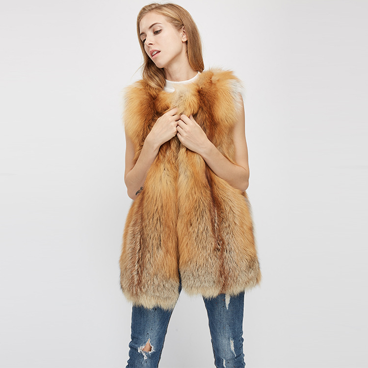 Fox Fur Vest 965 Details 10