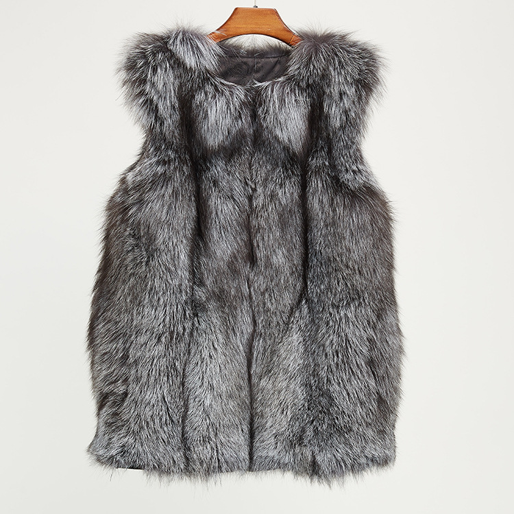 Fox Fur Vest 965 Details 15