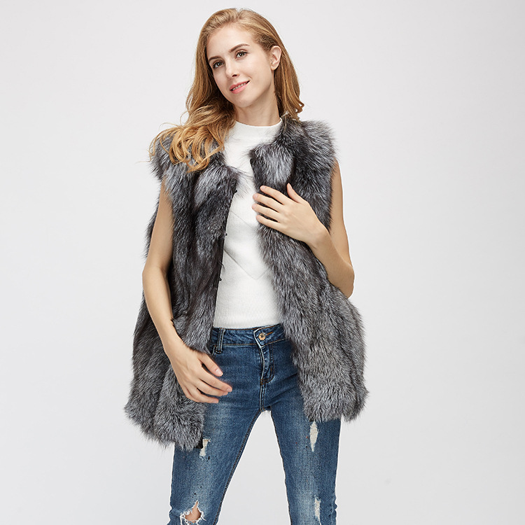 Fox Fur Vest 965 Details 3