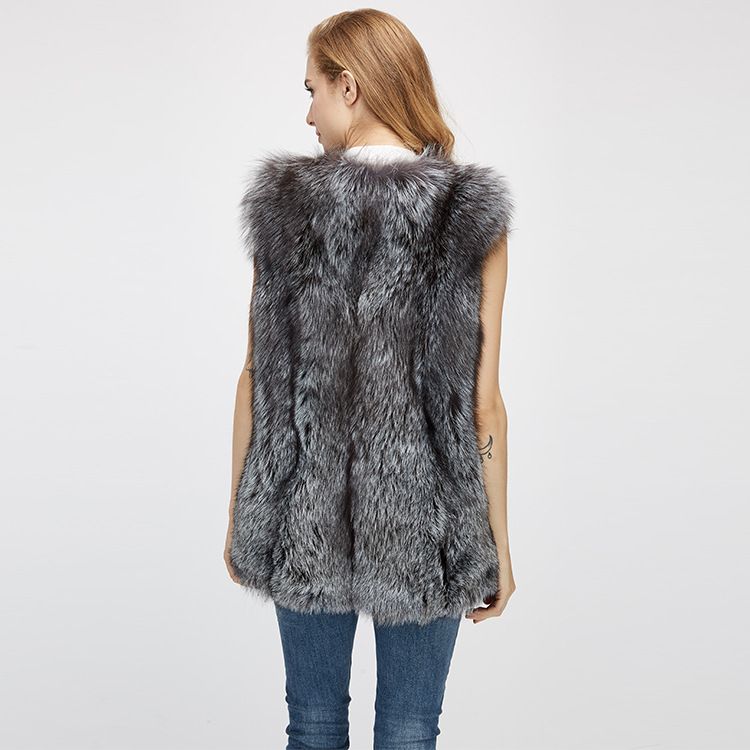 Fox Fur Vest 965 Details 7