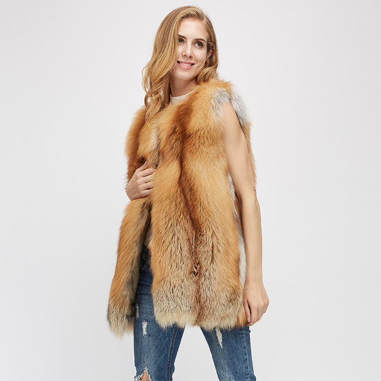 Fox Fur Vest 965 Details 9