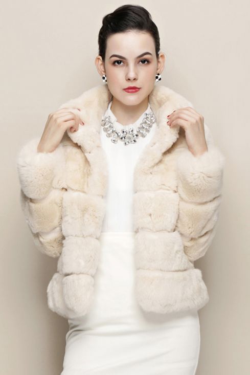 rabbit fur jacket