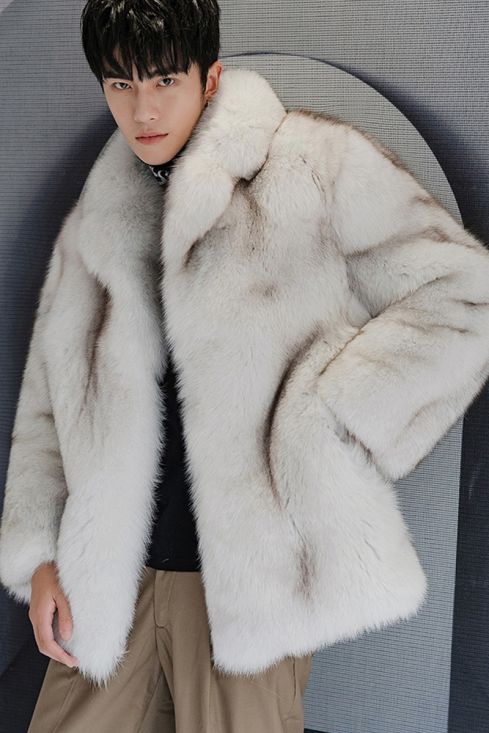 Men's Fox Fur Coat