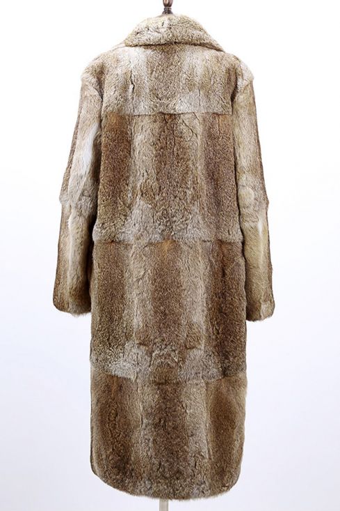 Men's rabbit fur sales coat