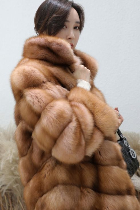 コート fub felted coat brown 6y Brown Faux Fur Coat