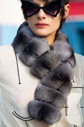Chinchilla Fur Scarf