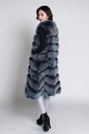 Fox Fur Long Vest