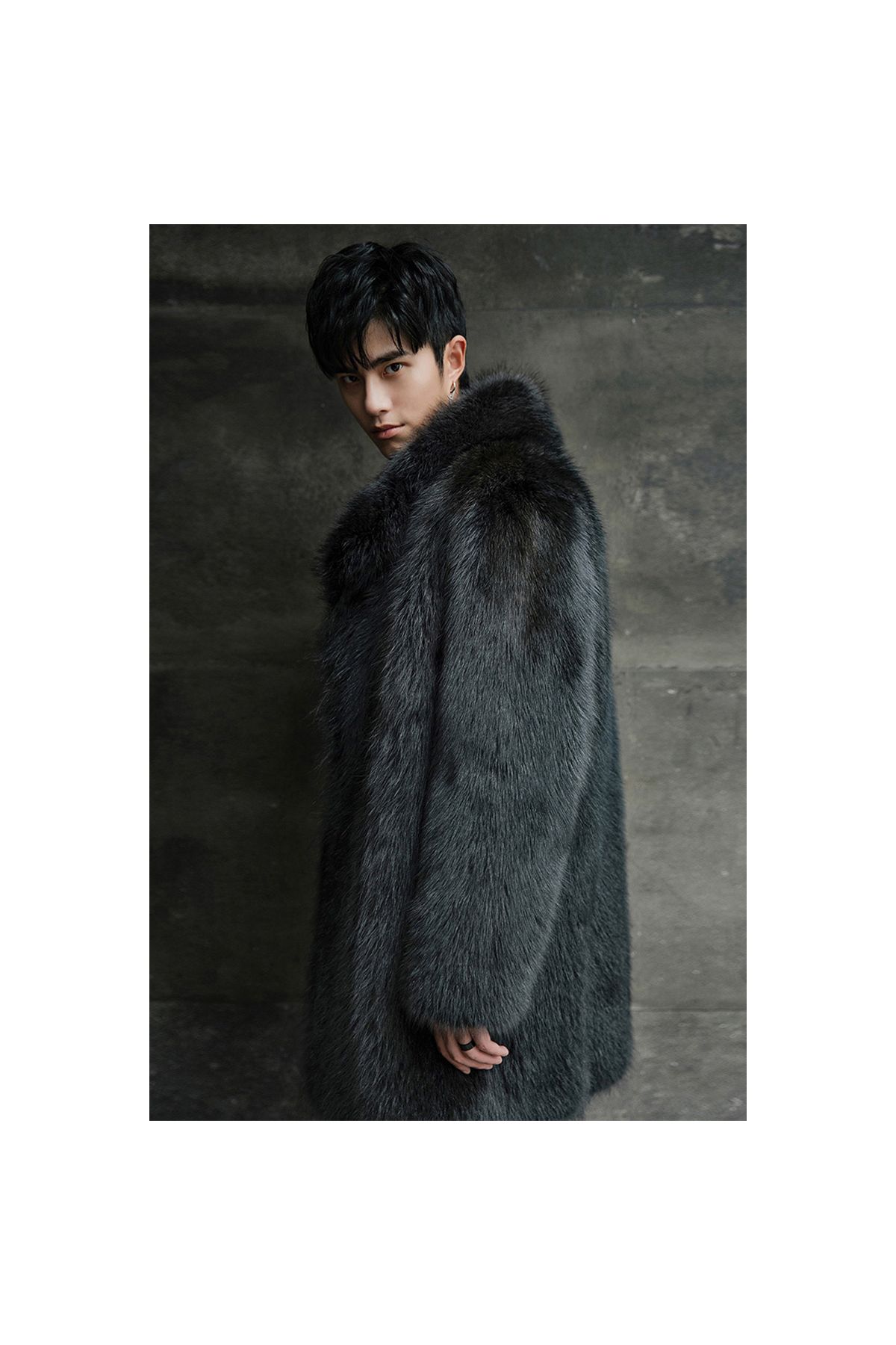 Mens discount raccoon coat