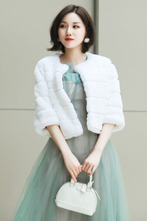 Rex Rabbit Fur Bolero