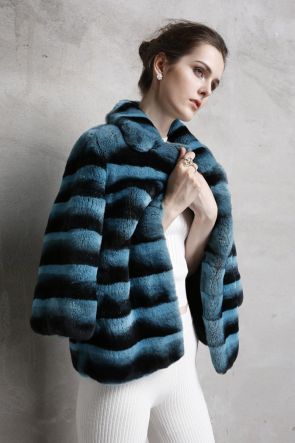 Rex rabbit fur jacket store
