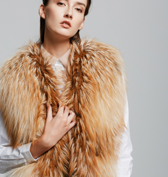 Fox fur Vest