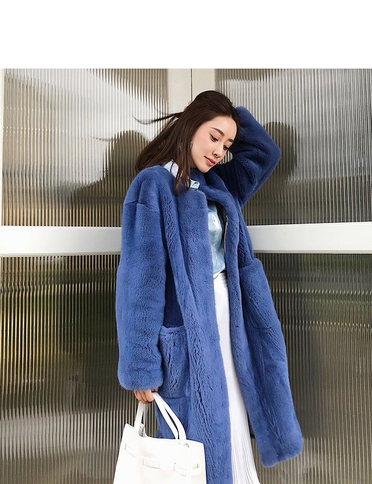 Mink Fur Long Coat 0028-3