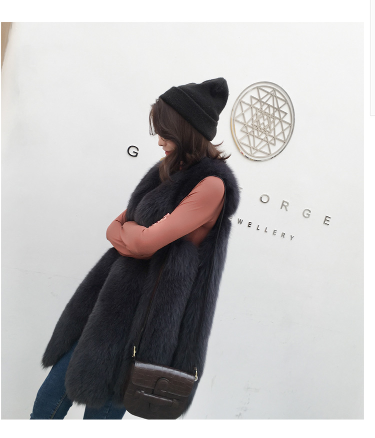 Fox Fur Vest 0031-2