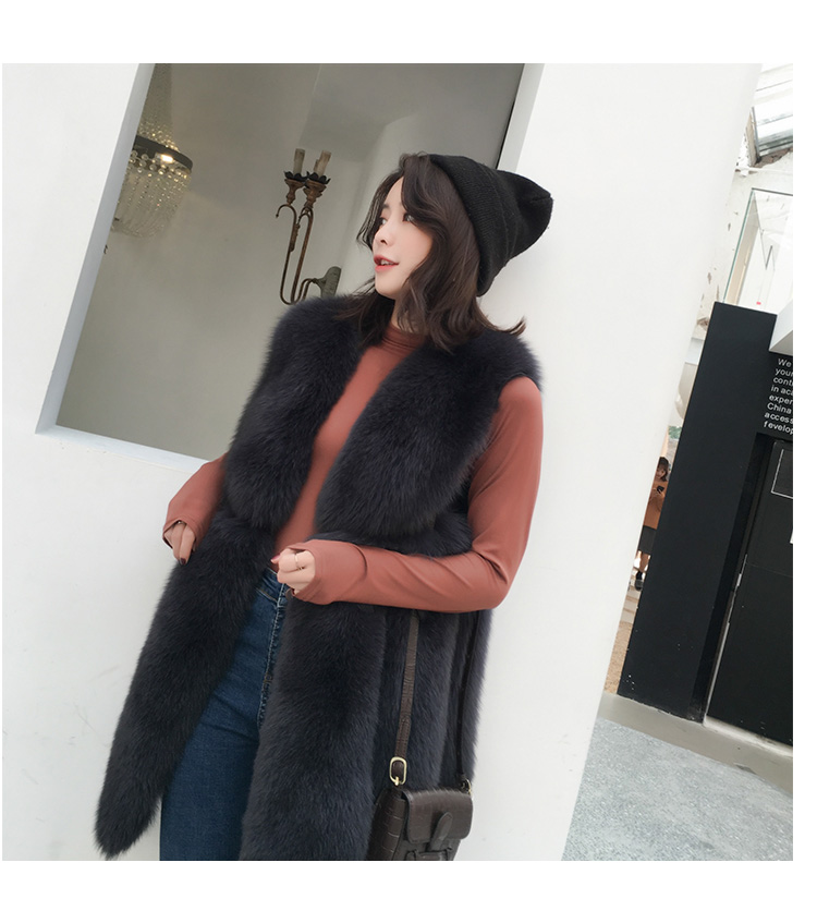 Fox Fur Vest 0031-3