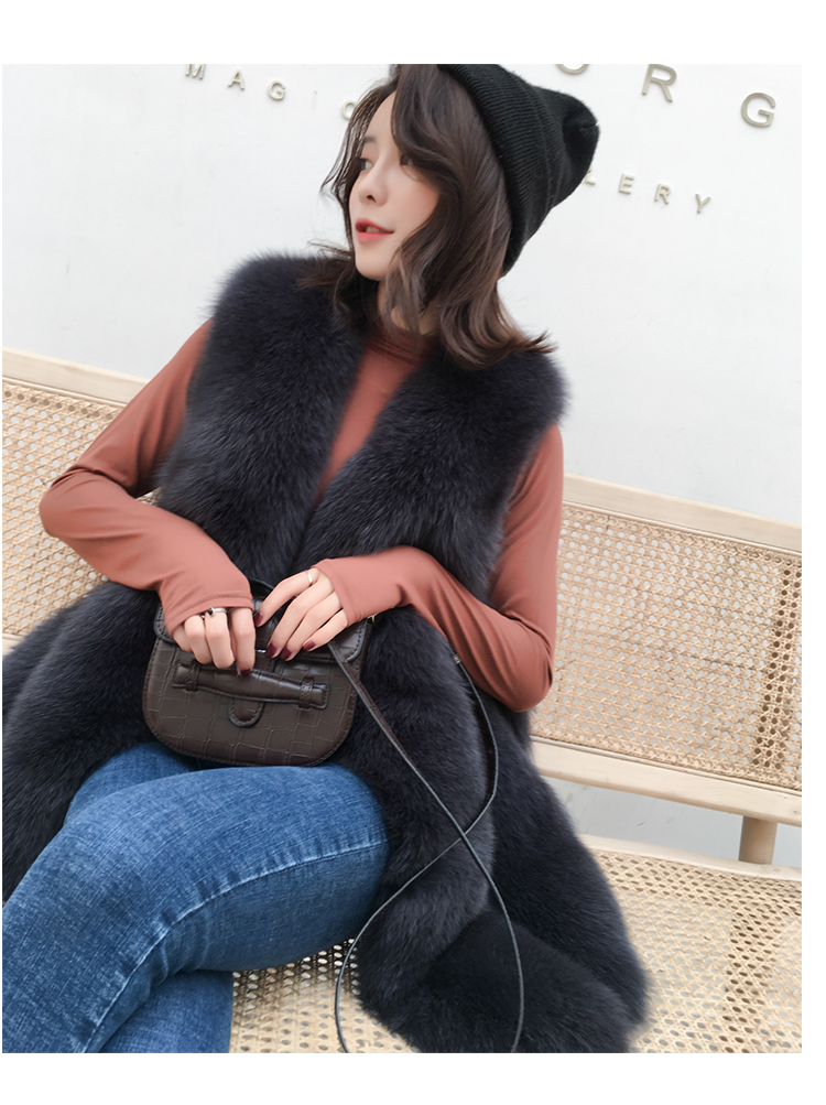 Fox Fur Vest 0031-4