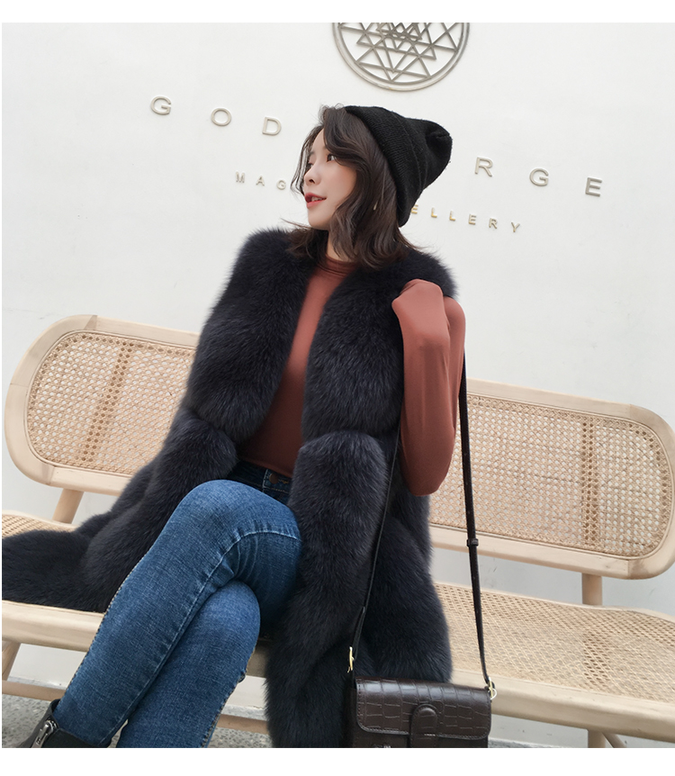 Fox Fur Vest 0031-6