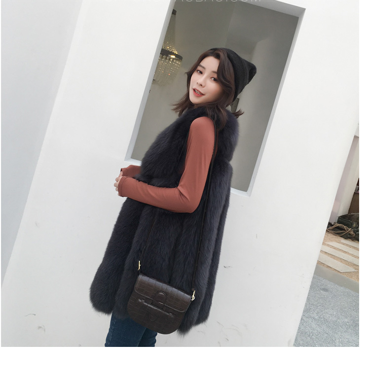 Fox Fur Vest 0031-7