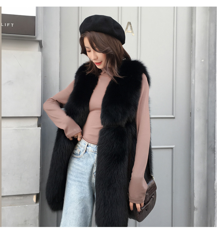 Fox Fur Vest 0031-8