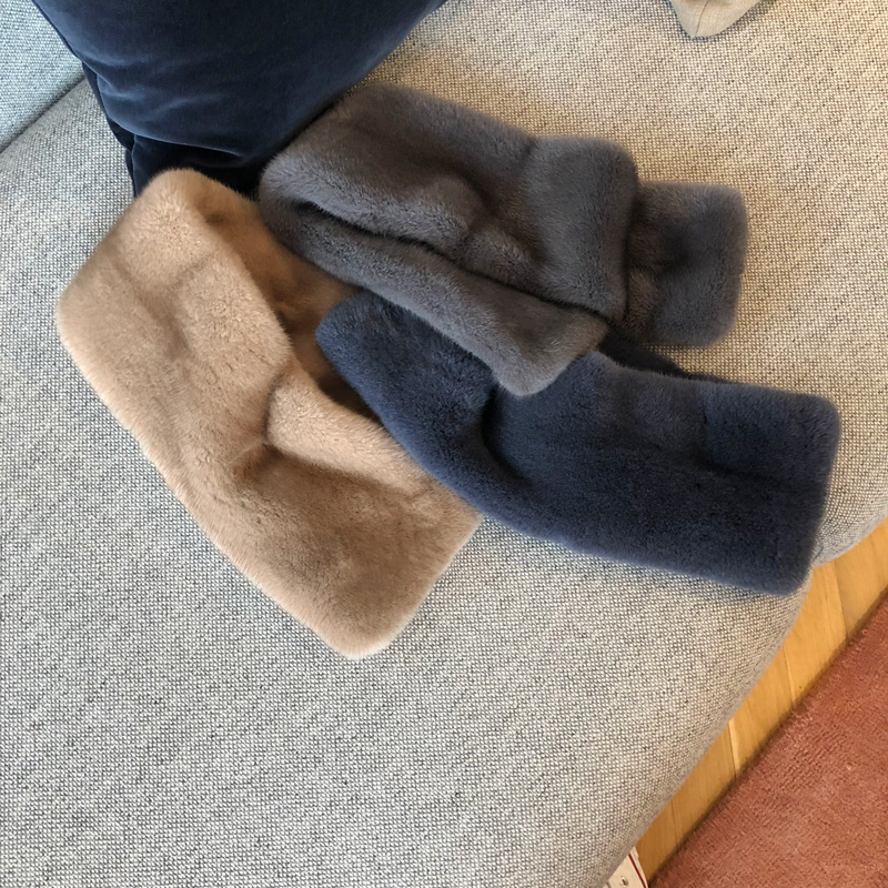 Mink Fur Scarf 0043-2