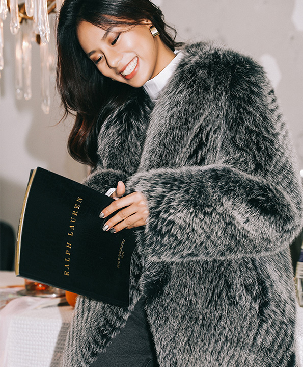 Black Frost Fox Fur Coat 0060-4