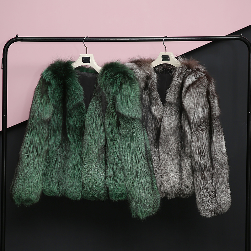 Silver Fox Fur Jacket 0068-0