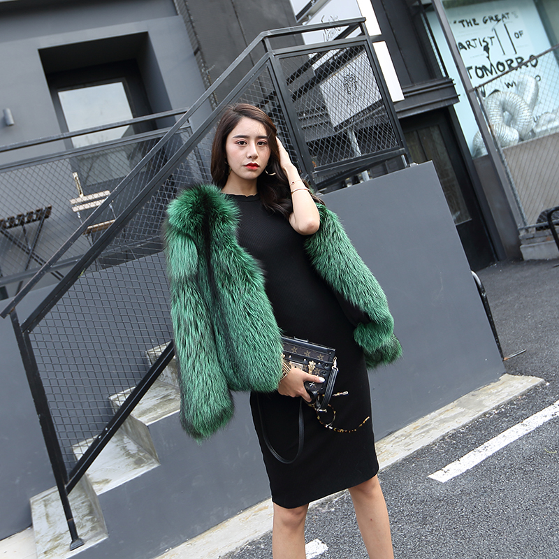 Silver Fox Fur Jacket 0068-2
