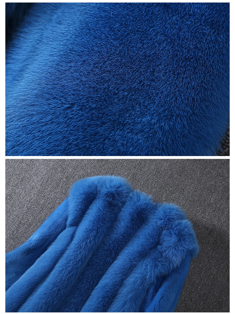 Fox Fur Jacket with Mink Fur Sleeves 0069-4
