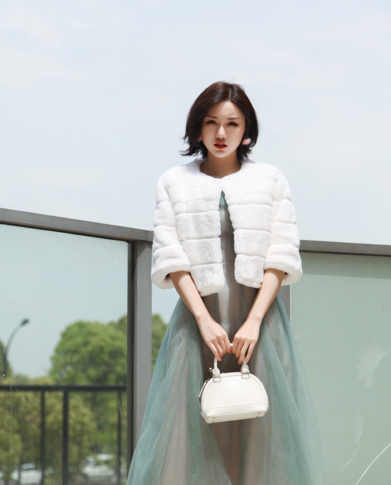Rex Rabbit Fur Bolero 0104-1