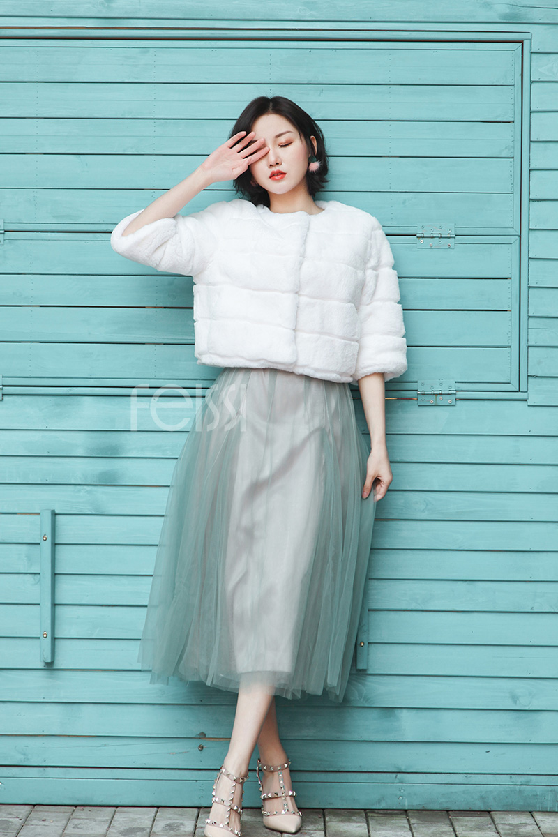 Rex Rabbit Fur Bolero 0104-5