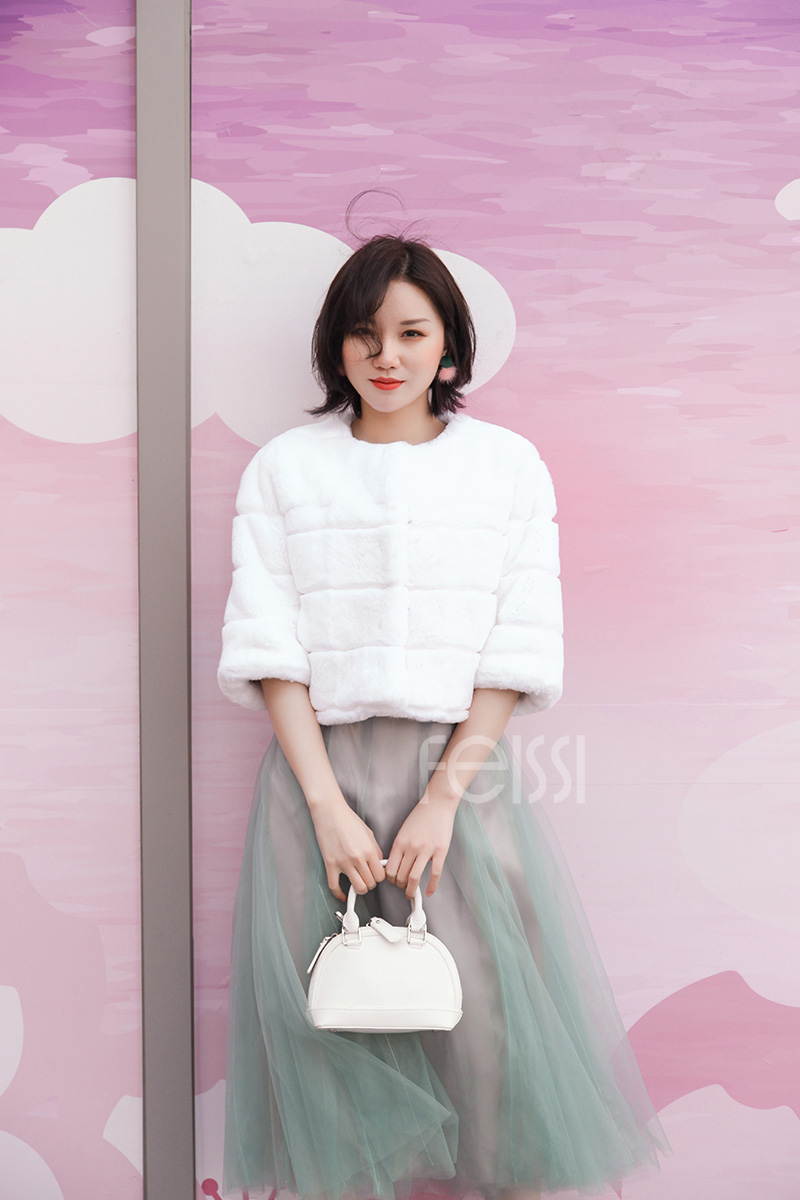 Rex Rabbit Fur Bolero 0104-7
