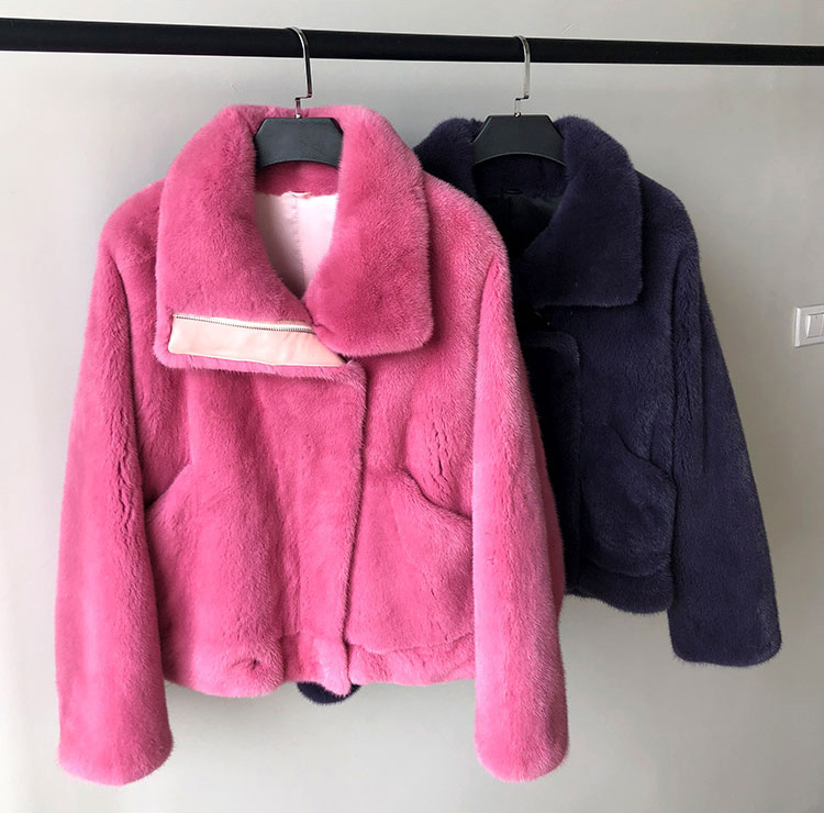 Mink Fur Biker Jacket 0112-2