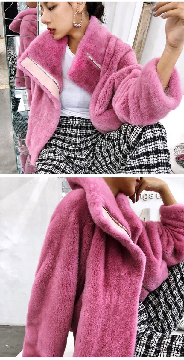 Mink Fur Biker Jacket 0112-7