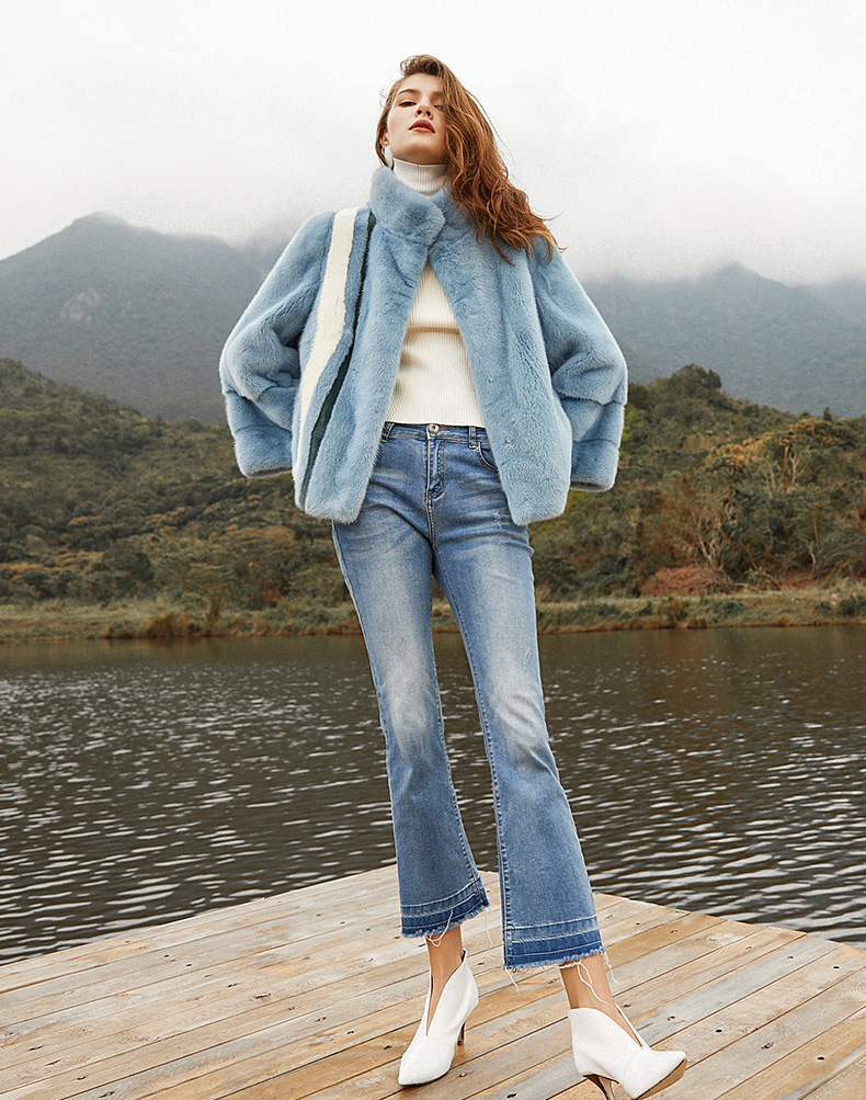 Cropped Mink Fur Jacket 0113-6
