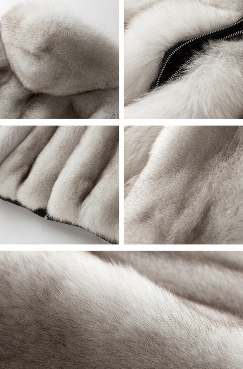 Men's Hooded Fox Fur Coat 0247-5