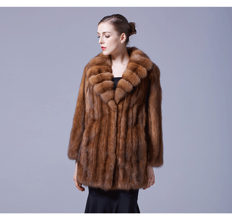 Sable Fur Coat 056 Details 2