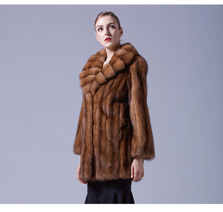 Sable Fur Coat 056 Details 4